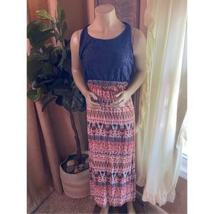 Deb MIDI Boho Dress Size Small